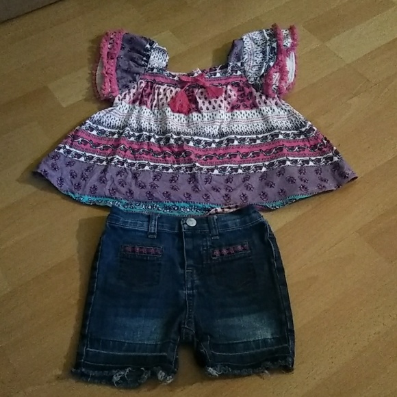 ladies jeans top set
